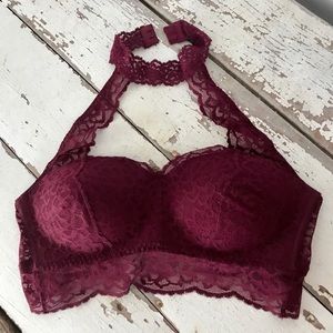 PINK maroon bralette